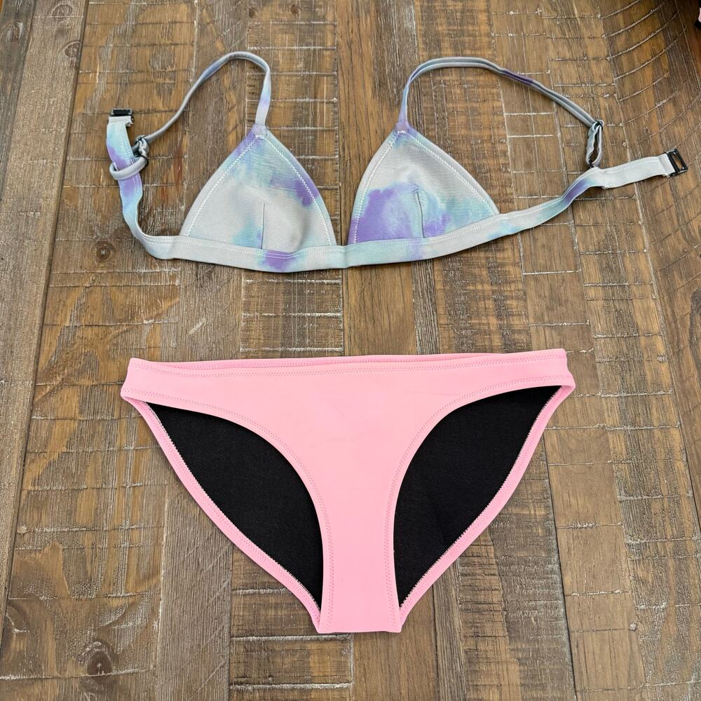 TRIANGL scuba bikini - pink and blue